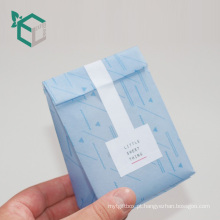 Saco de papel de empacotamento do melhor presente feito sob encomenda do melhor estilo novo do estilo com o adesivo da etiqueta da impressão